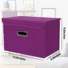 Fabric Storage Cube Bins Foldable Organizer Container Collapsible Basket With   