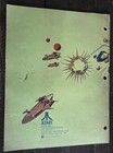 Original Factory Asteroids Deluxe Cabaret Atari Video Arcade Game Manual