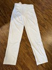Nike Vapor Pro Baseball Pants Slim Fit Straight Leg White Aa9796-100 Men   s S