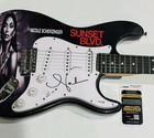 Nicole  Scherzinger Signed Custom Sunset Blvd  Electric Guitar  Norma Jsa Coa