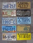 Lot Of 10 License Plates Mixed States Plates Al Ms Tx Ca Wa Nv