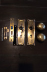 Vintage Penn Lock Douglas Co Mortise Door Knob Lock Set With Brass Colored Knobs