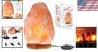 Authentic Himalayan Crystal Salt Lamp - 3-5 Lbs  Dimmable Light   Beautiful Glow