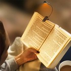 Flexible Rechargeable Led Book Light With 3 Light Modes Easy Clip Reading Lamp