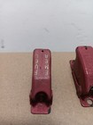Lot Of 4 Cutler-hammer Red And Black Switch Guards P n 8497k2 8498k1 8905k558