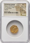 Ngc Au Gold Phocas 602-610 Ad  4 5 Strike Byzantine Empire Av Tremissis Coin