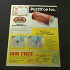 Vtg Retro 1981 Star-kist Food 9-lives Cat Food Free Morris Drinking Glass Coupon