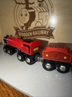 Brio Red Tender Engine Thomas Friends Train Wooden Railway Compat 33644 Mint