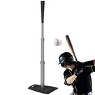 Batting Tee For Baseball  Hitting  Adjustable Softball Tee W Rubber Top  24-45 