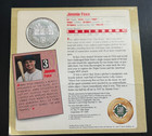 Jimmie Foxx Baseball Hall Of Fame 534 Home Run Club Card  999 Silver Proof Coin