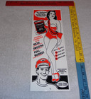 Vintage Harley Davidson Motorcycles Woman  large Oil Can 15  Metal Gasoline Sign