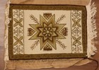 Wool Apricot   Yellow Cut Betty Maley 8  Rug Hooking Applique   8 q13 