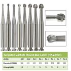 Wave Dental Round Carbide Bur For Slow Speed Latch Ra1-8 Taper Fissure Ra702 699