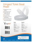 Yungatart Hinged Toilet Riser  round 