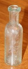 Antique Vintage Dr  D Jaynes Carminative Aqua Glass Bottle Early 1900s No Lid