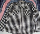Bundle Lot Of 7 Button Down Shirts Long Sleeve Mens Size Xl