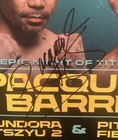 Signed  Manny Pacquiao-mario Barrios 2025 Program Signed By Pacquiao  Seidmanloa