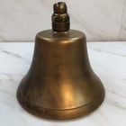Vintage Bronze Ship Bell Nautical Wall Mount   Decor  Dinner Bell Doorbell Farm