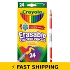 Crayola Erasable Colored Pencils 24ct - Vibrant Colors For Kids