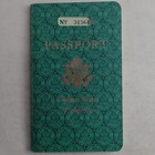 Us Passport  1954  David Clarence Bergesen Vintage
