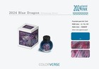 Colorverse 2024 Blue Dragon Silver Glistening Fountain Pen Ink