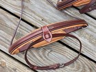 Cwd Fancy Stitch Padded Monocrown Crank Caveson Noseband-size 4-new-color Choice