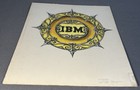 Vintage Spangenberg Studios New Orleans Stage Art  Ibm Magic Logo Blueprint