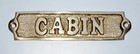 Marine Brass Door Sign Board  cabin  - Door Plaque - Engraving Boat Nautical