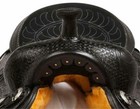 Beautiful Black Premium Saddle  Leather Western For Pleasure Barrel Trail Horse