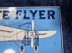 Vintage White Flyer Laundry Soap Metal Sign  makes Dirt Fly  Armour Plane