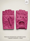 Women Weight Lifting Gym Gloves Fitness Training Workout Leather Exercise  Pink