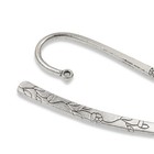 5 Silver Rose   Vine Metal Bookmark Blanks  4 1 2  Long  Customizable Bookmarks