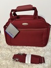 Samsonite Tote Luggage Ultra Durable  Fabric Red W   Toiletry  Organizer