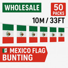          Wholesale Mexico Flag Bunting 50 Packs     10m   33ft   World Cup 2026
