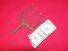 Antique Hand Forged Steel Fish Gig Old Bullfrog Sucker Flounder Spear Fishing 4   