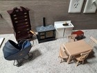 Lot Of Miniature Furniture For Dollhouse 