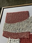 Rare Unique Vintage Punch Needle Custom Framed Art