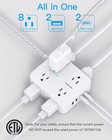 Surge Protector Power Strip - 8 Outlets With 4 Usb  2 Usb C  Charging Ports  Mul