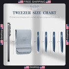 Tweezers Set 4-piece Professional Eyebrow Facial Hair Removal Tools