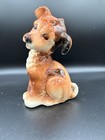 Vintage Royal Copley Ceramic Terrier Puppy Dog Figurine  1950s