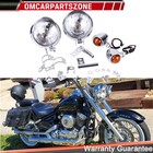 Motorcycle Driving Turn Signals Spot Fog Light Bar W  Bracket For Harley Honda