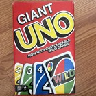 Mattel Games Giant Uno Card Game  Customizable Wild Cards  2-10 Players Gpj46