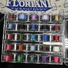 New Floriani Summer Thread Set Lot 10 Embroidery Thread   2x Sulky 1500m Viscose