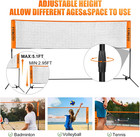 Portable Badminton Net Set  Adjustable Height Tennis Net  Kids Volleyball soccer