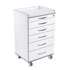 4 5 Drawers Dental Mobile Trolley  Medical Rolling Cabinet Cart   360   Wheels
