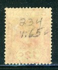 Ceylon 234 Sg347a Used 1921-33 12c Red Kgv Wmk Mult Script Ca Die Ii Cv 4