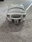 Vintage Ccm Hockey Helmet White Size 7 1 8-7 5 8