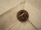 Vintage Catholic Guardian Angel Gold Tone Hat Lapel Pin