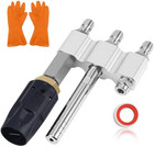 3-in-1 Downstream Soft Wash Nozzle  Adjustable Shooter Tip M5 Twist Nozzle  0-60