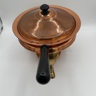 Vintage Copper Chafing Dish Buffet Server With Stand And Burner Made In Japan